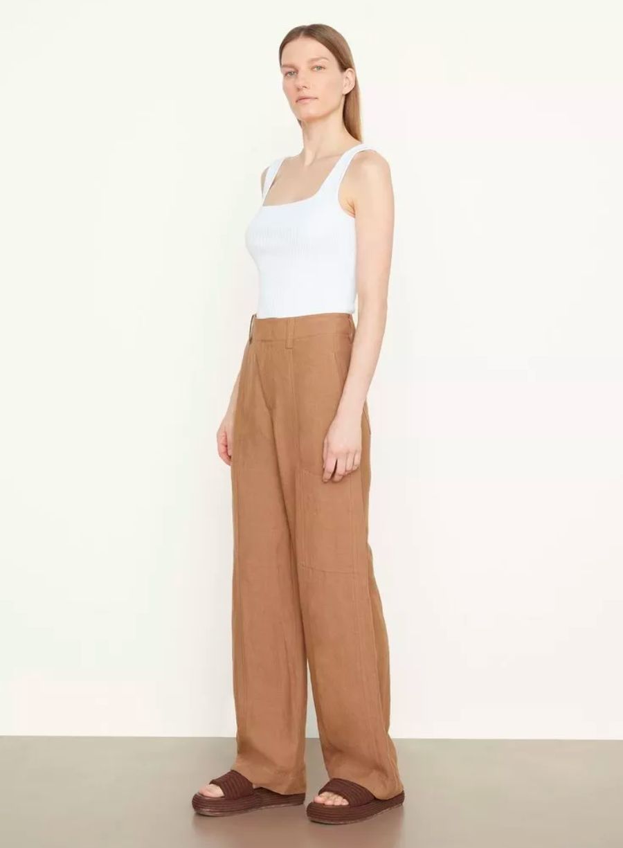 Wide-Leg Utility Pant