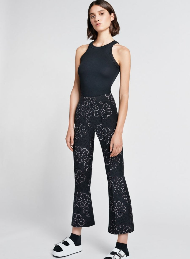 Cropped Pintuck Pant – marknunes