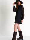 Modern Silk Detailed Dress