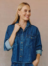 Seamed Flap Pocket Shacket