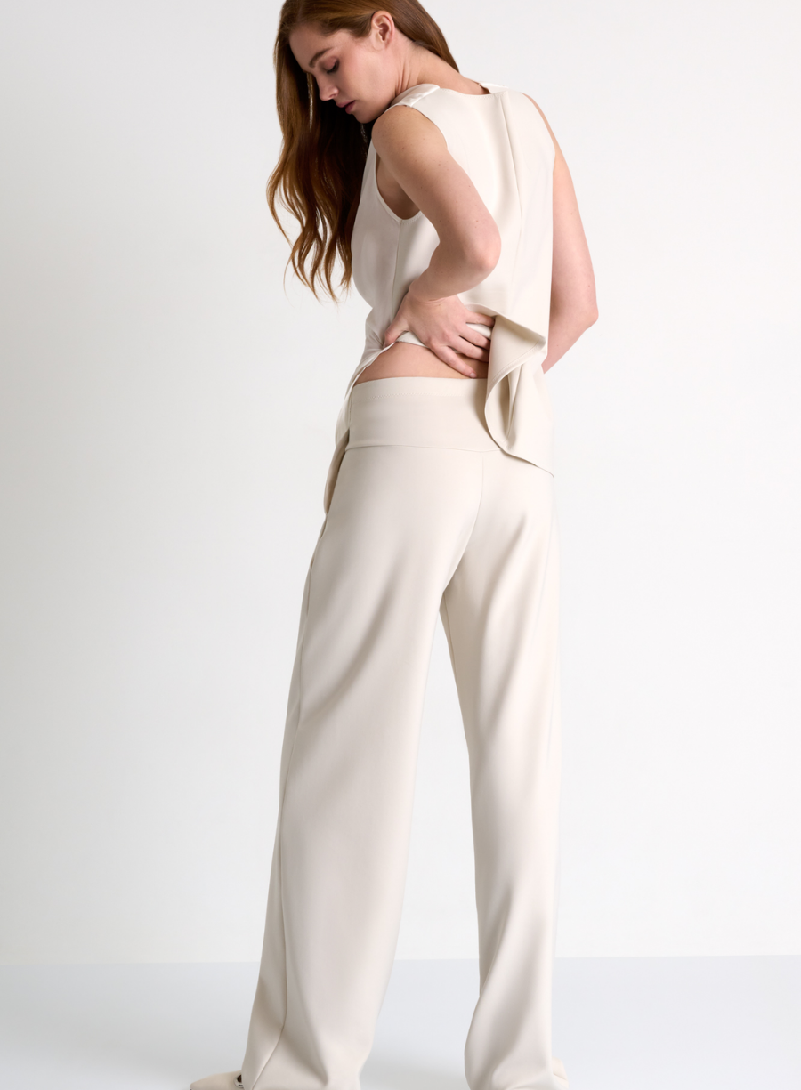 Tailored Wide-Leg Pant
