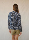 Long Sleeve Shirred Raglan Shirt