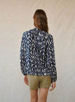 Long Sleeve Shirred Raglan Shirt