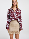 Fringe Mini Skirt