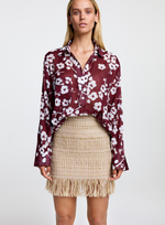 Fringe Mini Skirt