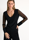 V-Neck Lycra Top