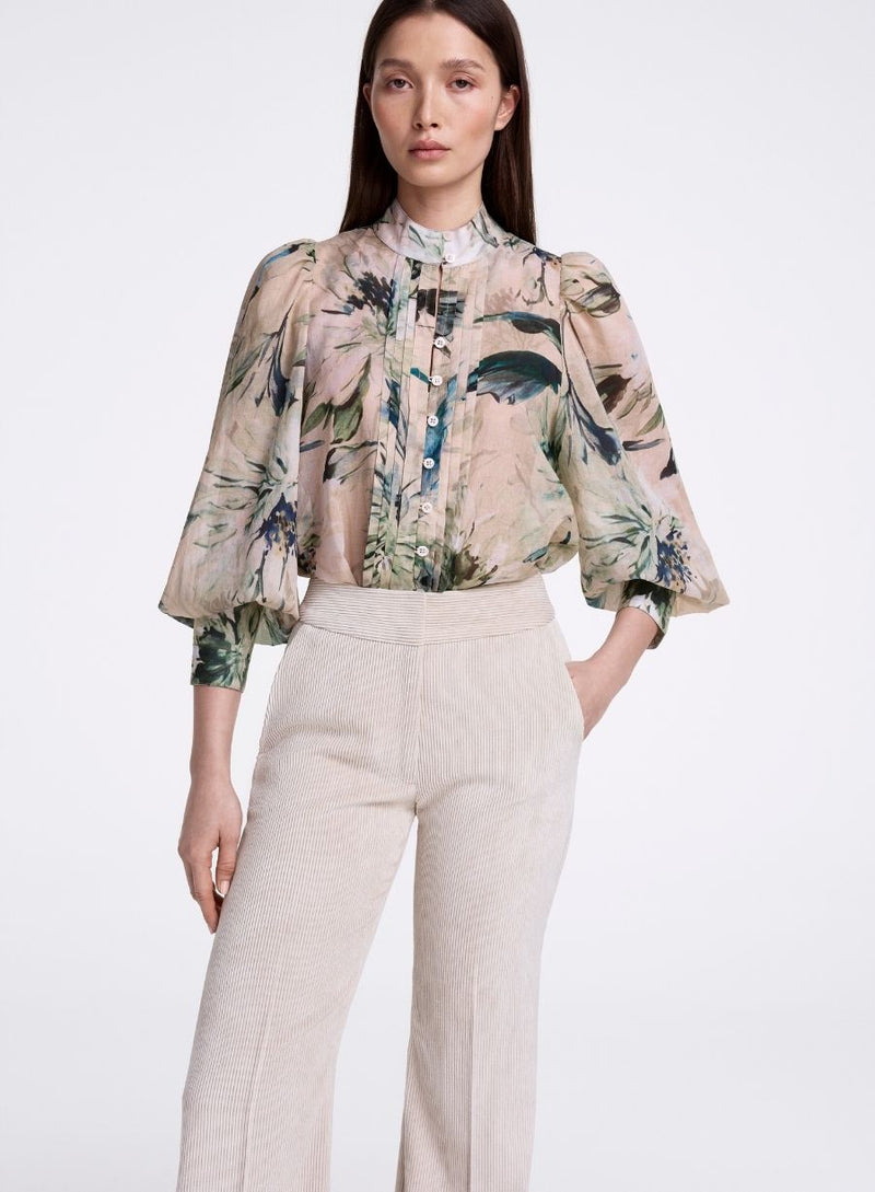 Bishop Sleeve Frontier Blouse