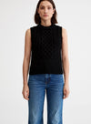 Cable-Knit Crewneck Vest