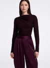 Ruched Knit Top