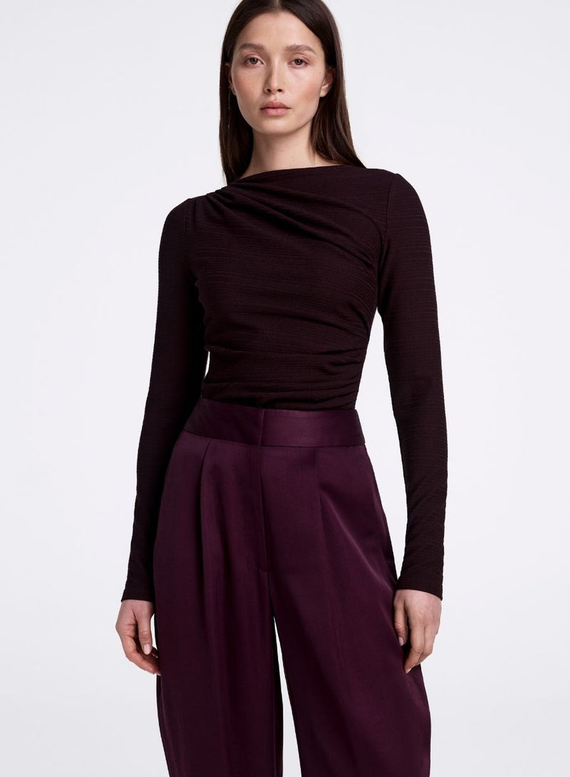 Ruched Knit Top