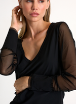 V-Neck Lycra Top