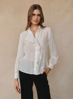 Ruffle Front Shirt