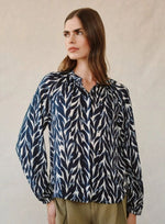 Long Sleeve Shirred Raglan Shirt
