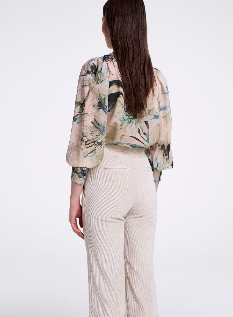 Bishop Sleeve Frontier Blouse