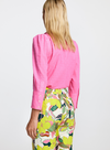 Crop Sleeve Box Pleat Shirt