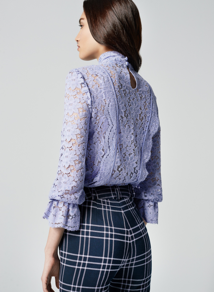 Scalloped Lace Top