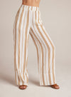 Wide Leg Pant - Redwood Stripe