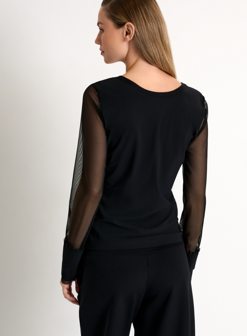 V-Neck Lycra Top